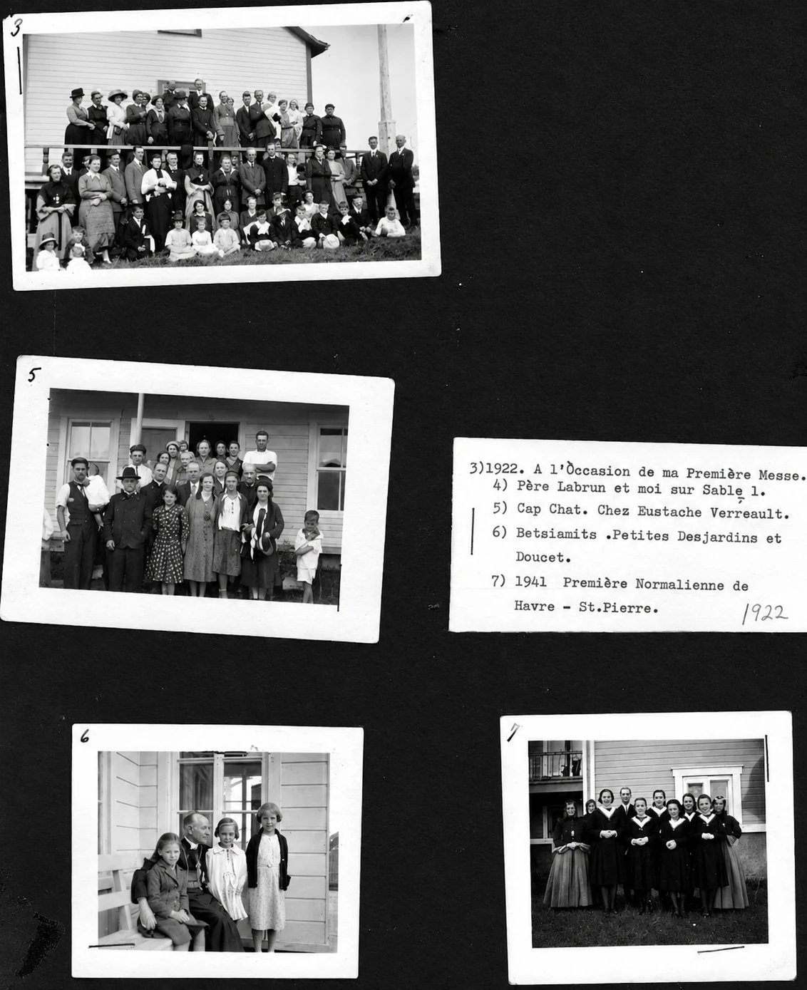 Fotografia di famiglia con mons. Labrie