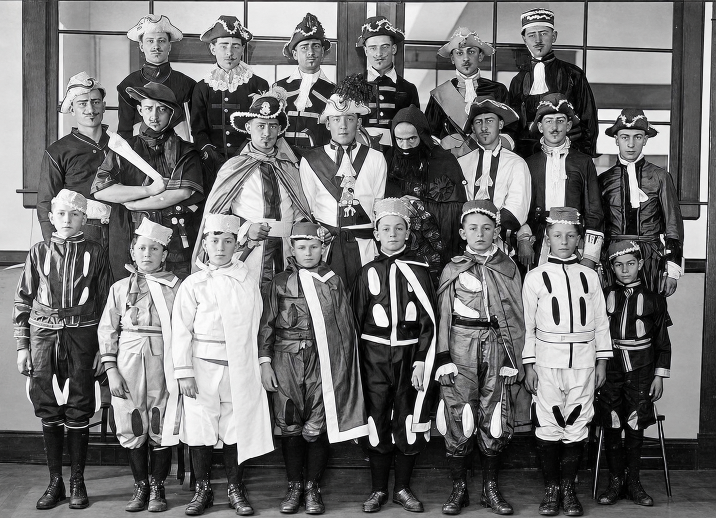 Théâtre: groupe d'acteurs